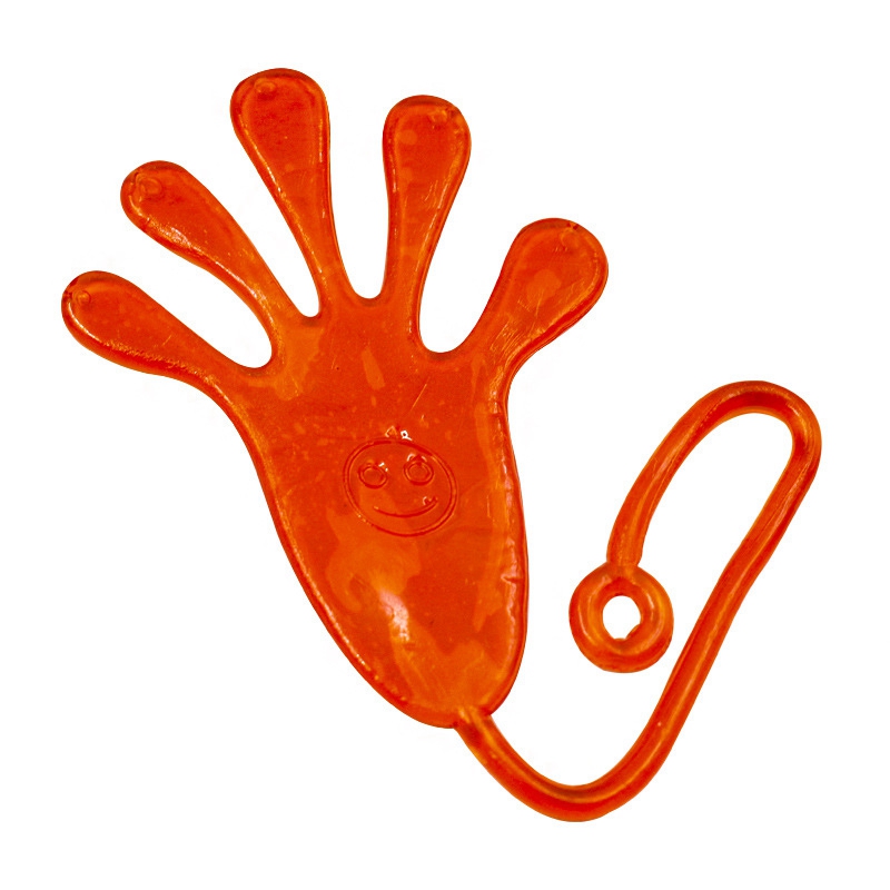 5Pc Elastic Squishy Sticky Hands Elastic Sticky Squishies Slap Palm Sticky Squishy Kids Fun Joke Toy