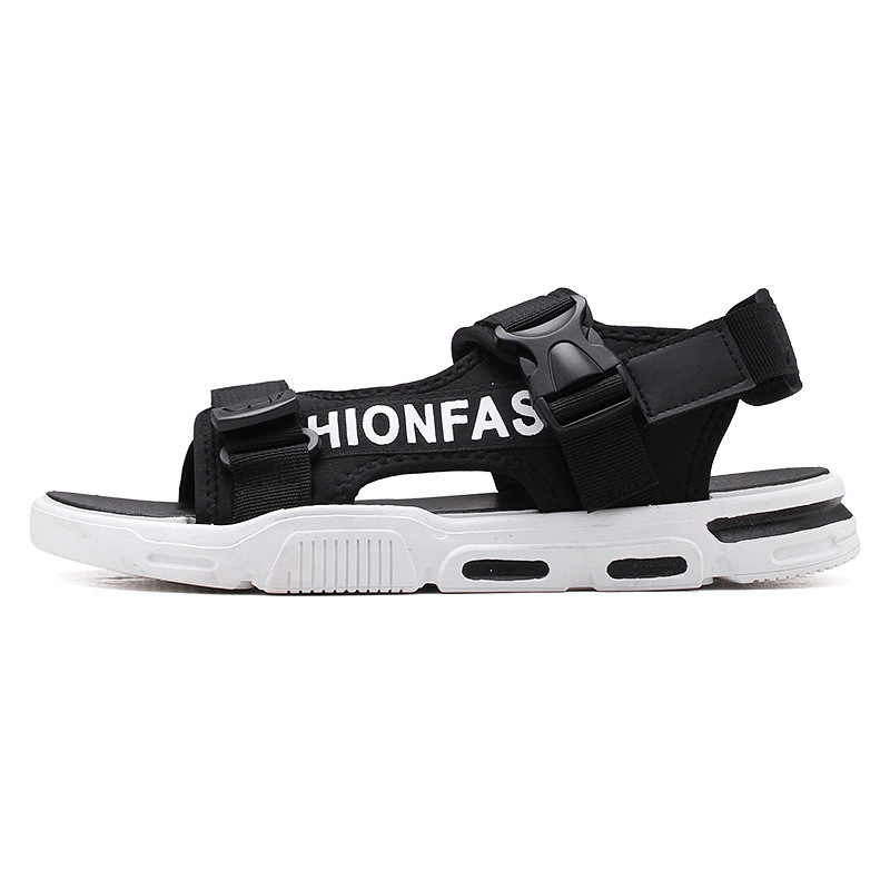 Men's Sandals Summer New Slippers Two Life Casual Youth Large Size Beach Shoes.