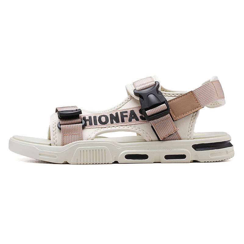Men's Sandals Summer New Slippers Two Life Casual Youth Large Size Beach Shoes.