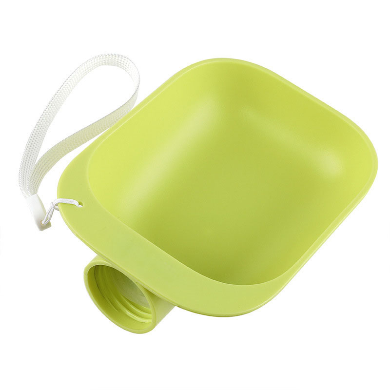 The New Pet Water Feeder Dogs Go Out Portable Drinking Bowl Candy Color With Mineral Water Bottle.