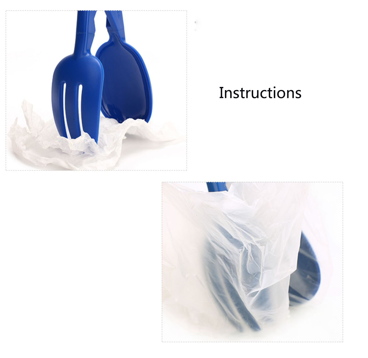 Dog pick up toilet portable out of the toilet toilet tongs shears cleaning tool shovel artifact