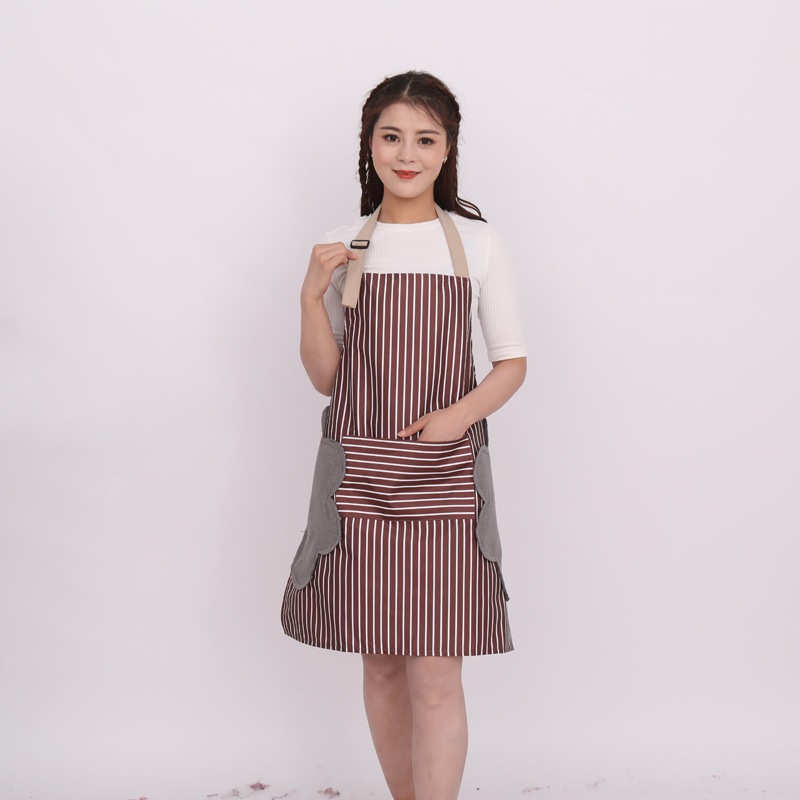 Wipeable Hand Apron Waterproof and Oil Proof Kitchen Cooking Household Adult Smock.