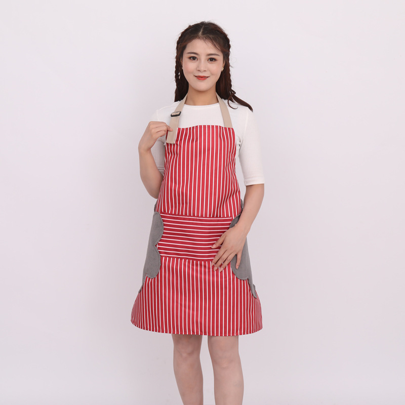 Wipeable Hand Apron Waterproof and Oil Proof Kitchen Cooking Household Adult Smock.