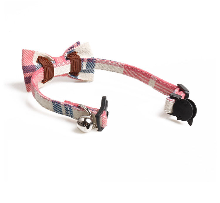 New Pet Collar Cat Bow Collar Buckle with Bell One Size 21-28cm