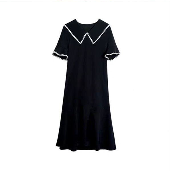 Plus Size Women's Summer Dress Fat Sister mm Dress Cover Meat Was Thin Fairy Cover Hip Skirt.