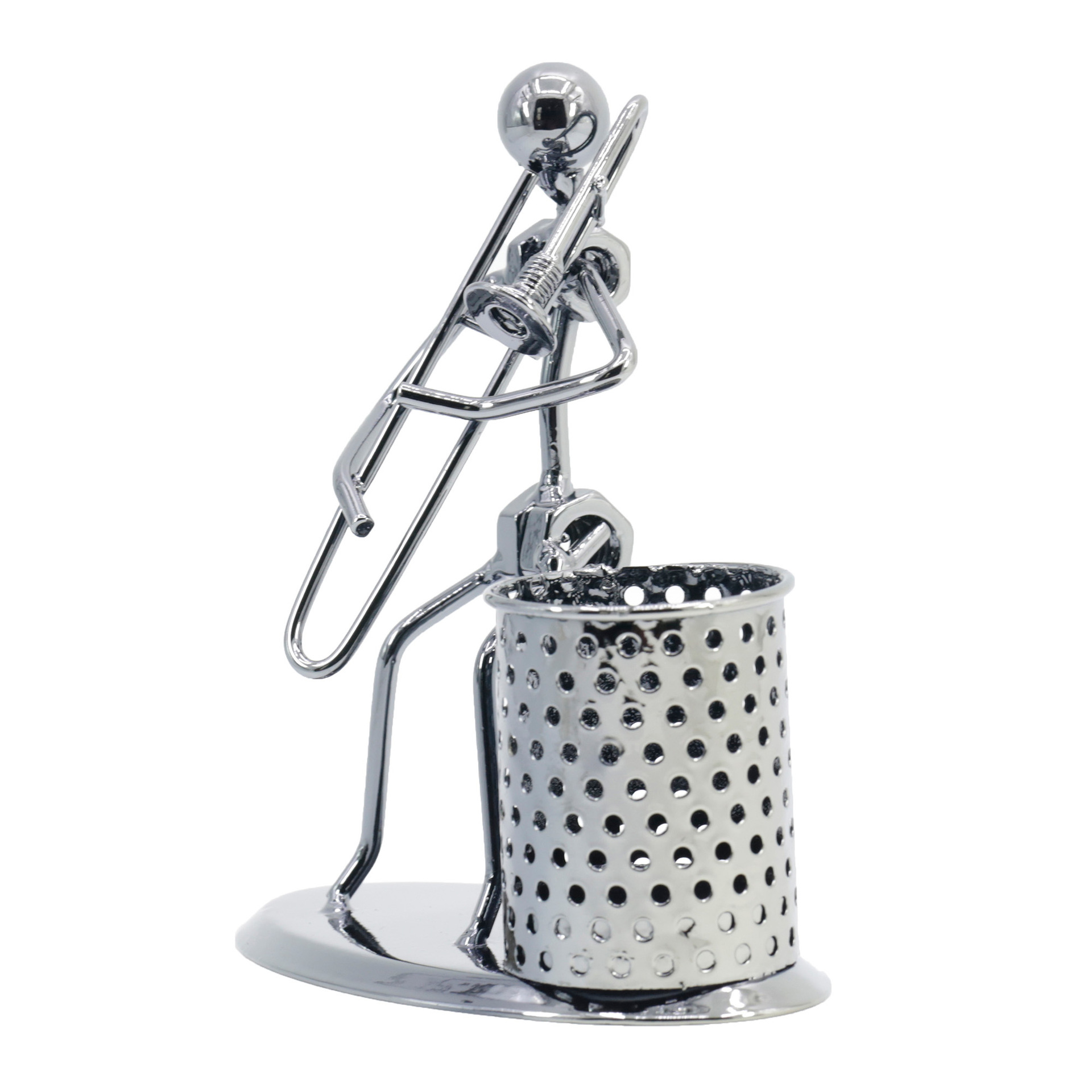 Iron Art Music Iron Man Model Instrument Pen Holder Personality Creative Decoration Gift