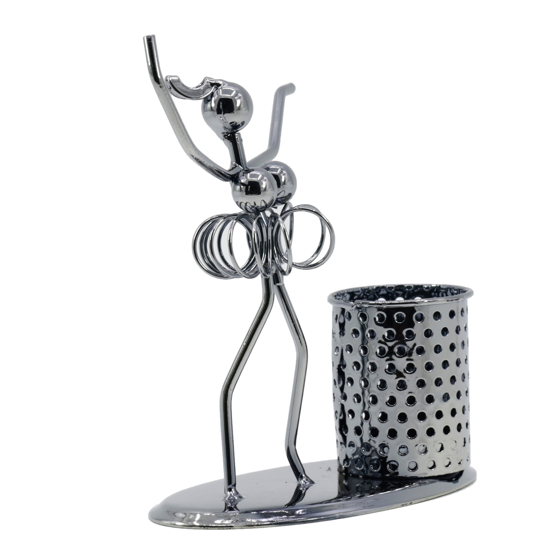 Iron Art Music Iron Man Model Instrument Pen Holder Personality Creative Decoration Gift