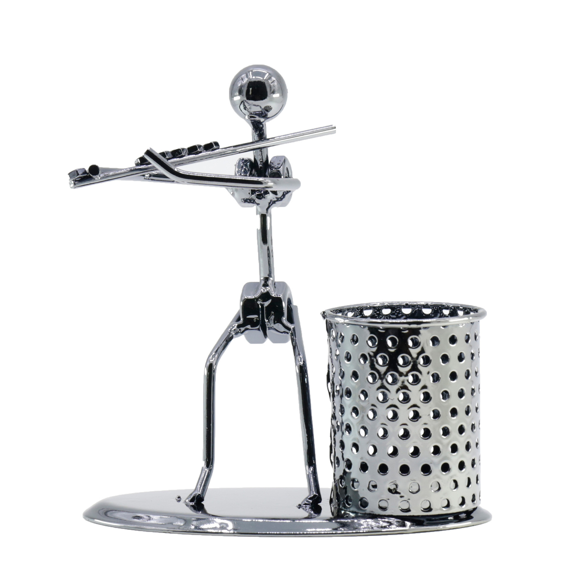 Iron Art Music Iron Man Model Instrument Pen Holder Personality Creative Decoration Gift