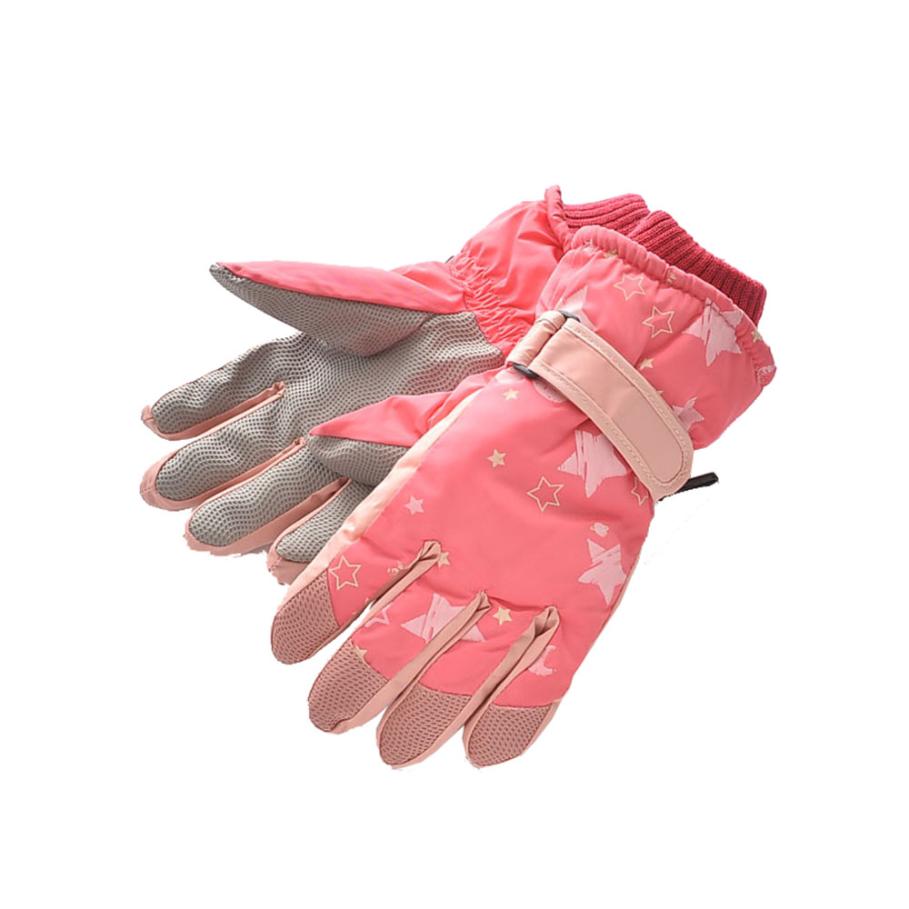 Children's Snow Gloves Winter Antifreeze Ski Waterproof Thicken Boys and Girls