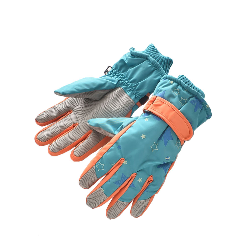Children's Snow Gloves Winter Antifreeze Ski Waterproof Thicken Boys and Girls