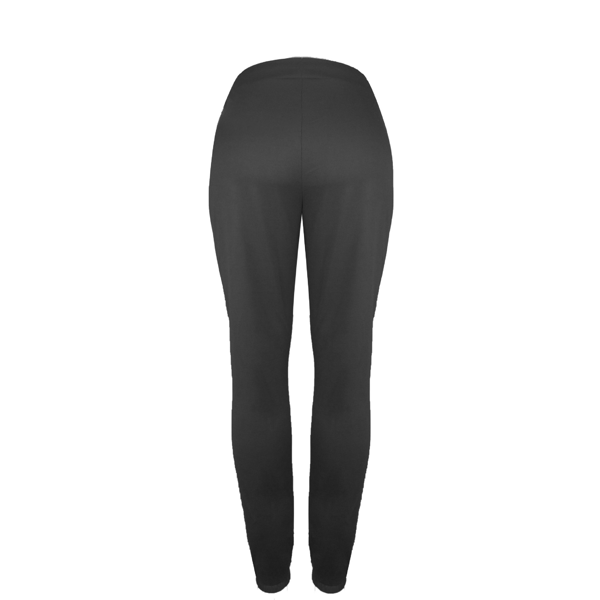 Women's Pure Color Fashion Elastic Waist All-match Casual Harem Pants.