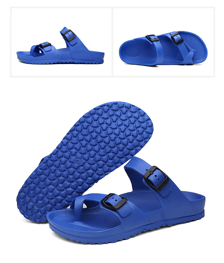 Men's Open Toe Slip On Fashion Casual Shoes Male Slippers Roman Beach Sandalies Plus Size 40-45