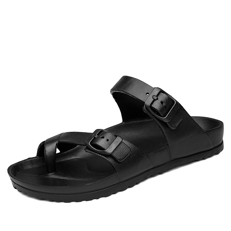 Men's Open Toe Slip On Fashion Casual Shoes Male Slippers Roman Beach Sandalies Plus Size 40-45