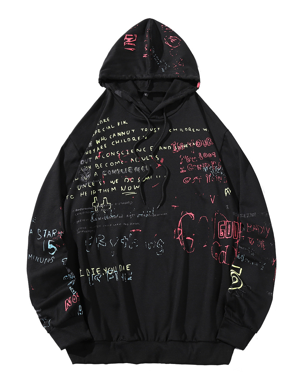 Autumn Spring Hoodies Sweatshirt Mens Hip Hop Punk Pullover Streetwear Casual Fashion Oversize