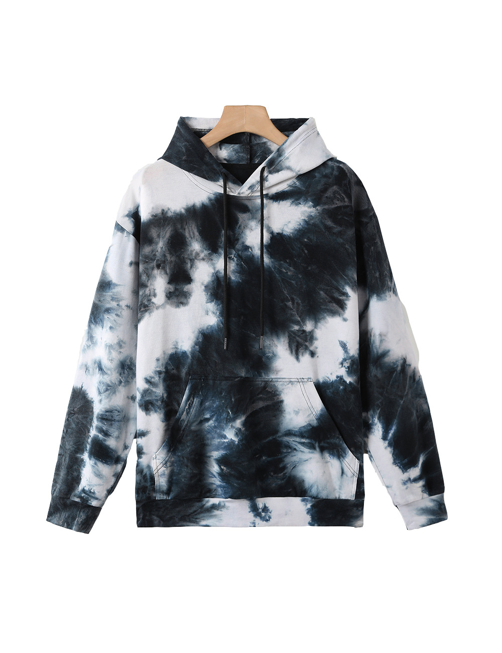 Unisex Adult Artistic Tie Dye Sweatshirt Long Sleeve Pullover Fashion Casual Cotton Printed Hoodies