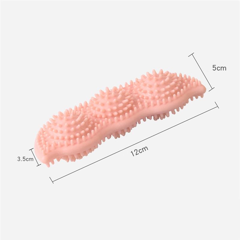 Pet Dog Cleaning Teeth Toys Pea Shaped No-Toxic Molar Stick Training Bite Resistant Chew Puzzle Toy