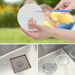 Floor Drain Reinforced Hair Strainer Drainage Outlet Plastic Kitchen Bathroom Filter Accessories