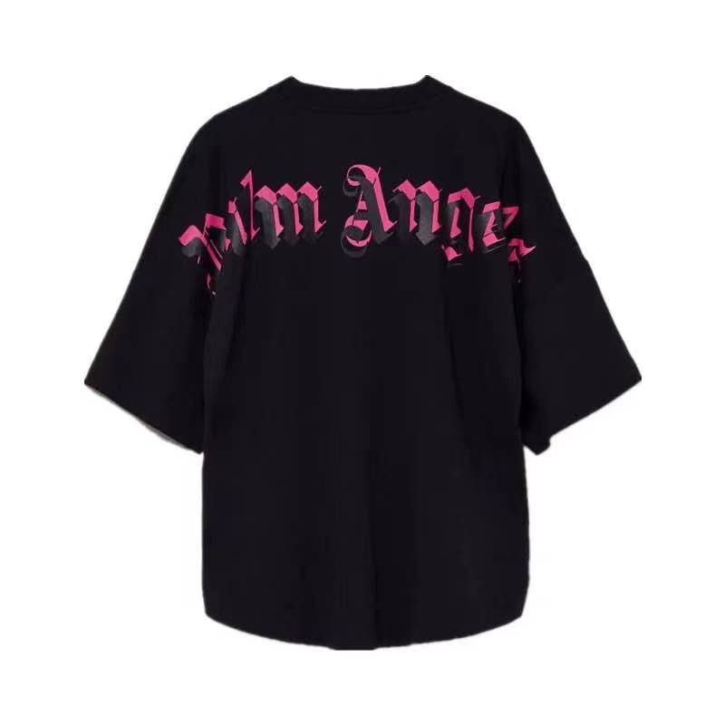 Letter Logo Men Women Lovers Style Fashion Cotton Loose Short Sleeve Round Neck T-shirt Boyfriend Gift