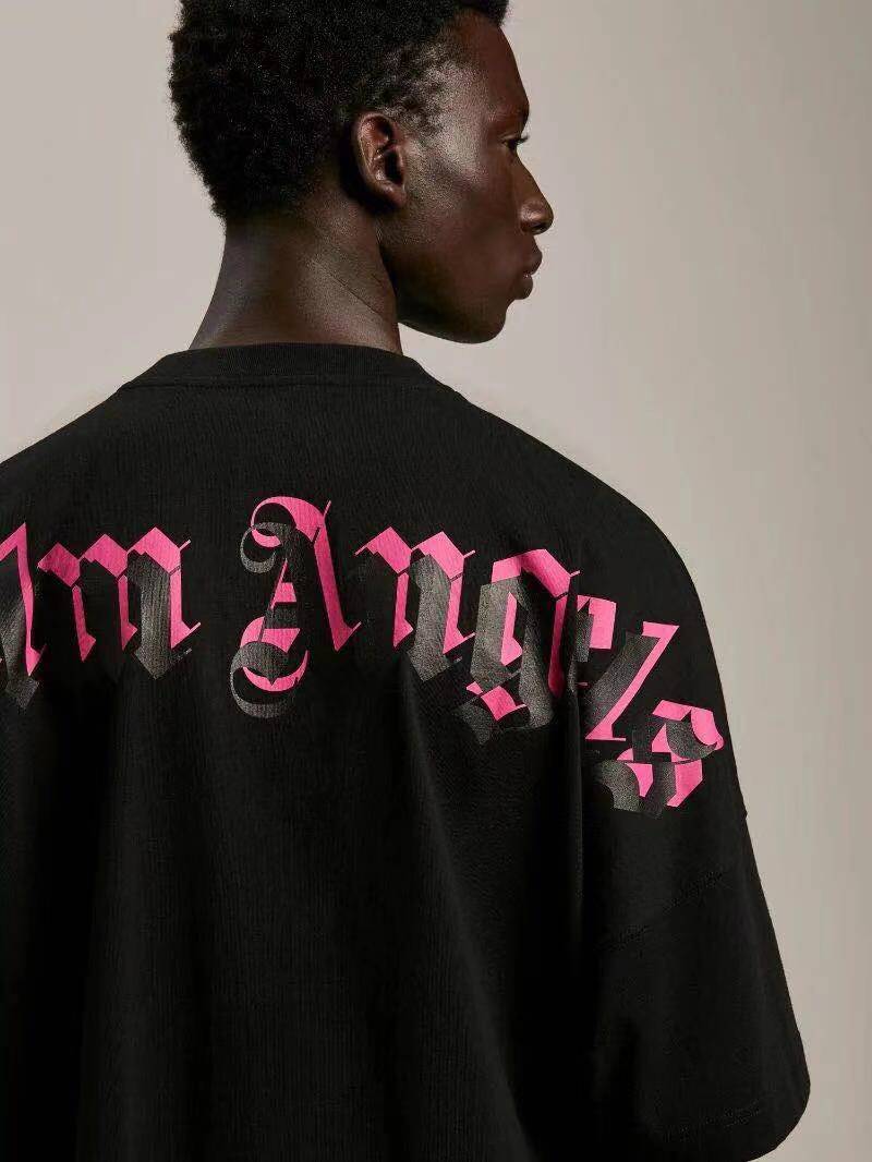 Letter Logo Men Women Lovers Style Fashion Cotton Loose Short Sleeve Round Neck T-shirt Boyfriend Gift