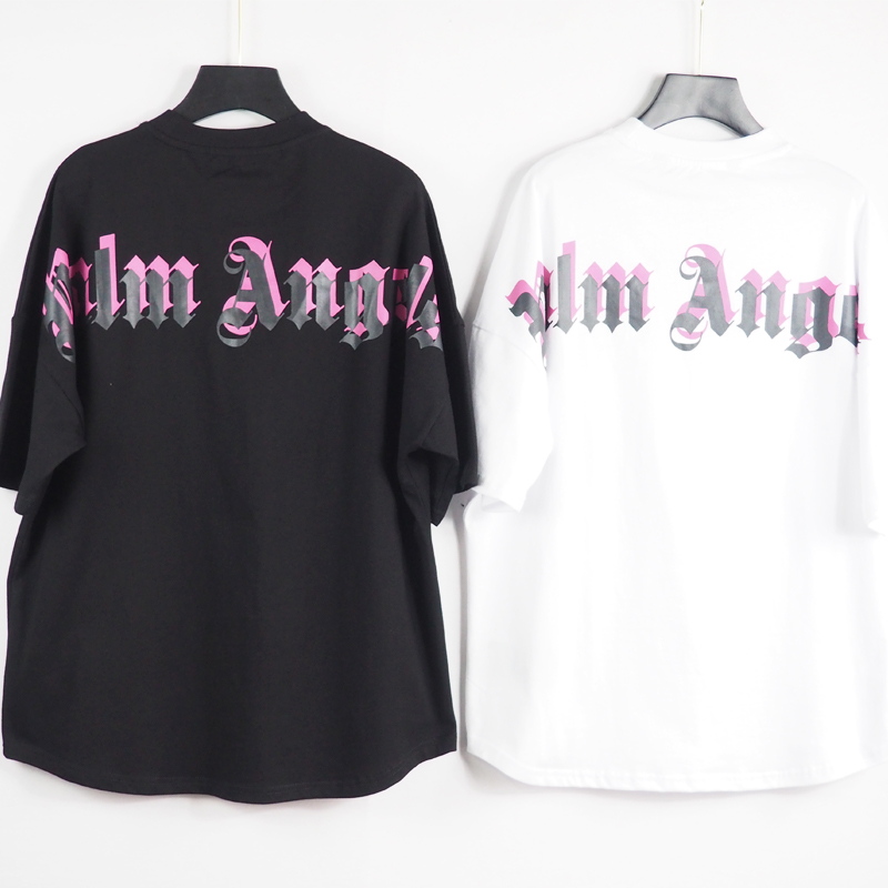 Letter Logo Men Women Lovers Style Fashion Cotton Loose Short Sleeve Round Neck T-shirt Boyfriend Gift