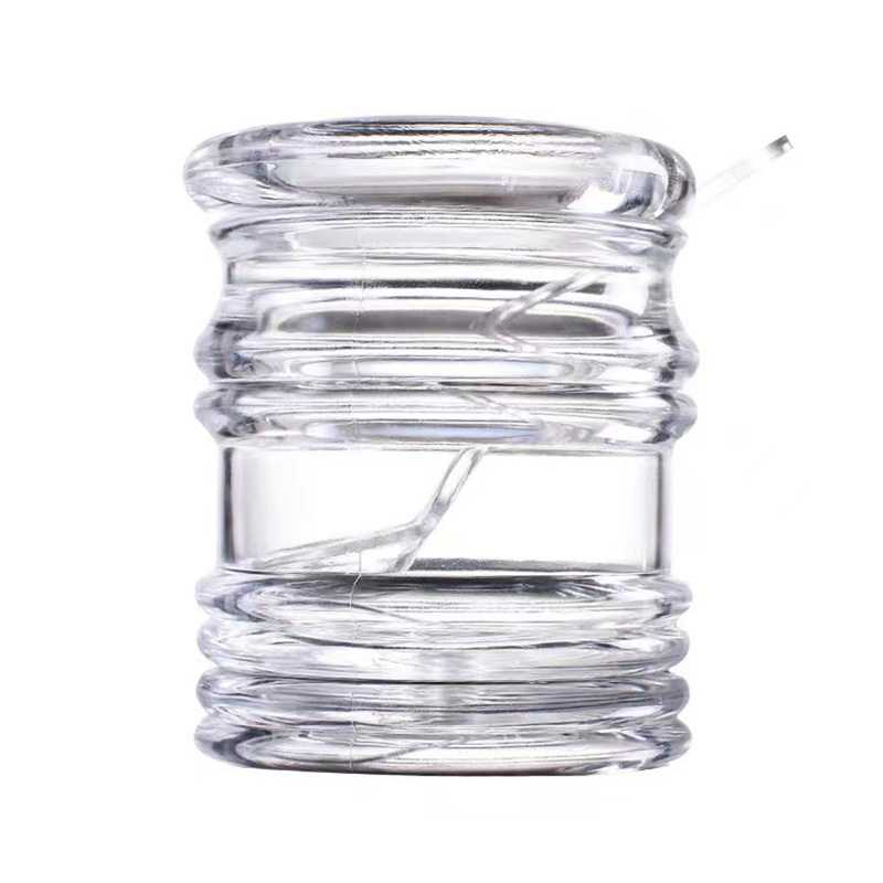 3 Sets Acrylic Seasoning Jar Kitchen Supplies Clear Sugar Jar Household Seasoning Jar with Spoon Seasoning Jar
