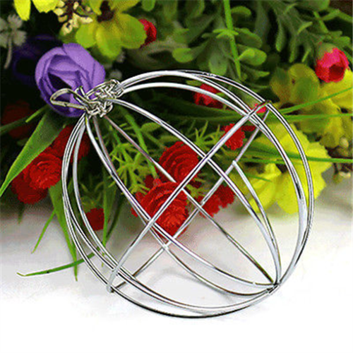 Stainless Steel Round Sphere Feed Dispense Exercise Hanging Hay Ball Guinea Pig Hamster Rabbit Pet Toy