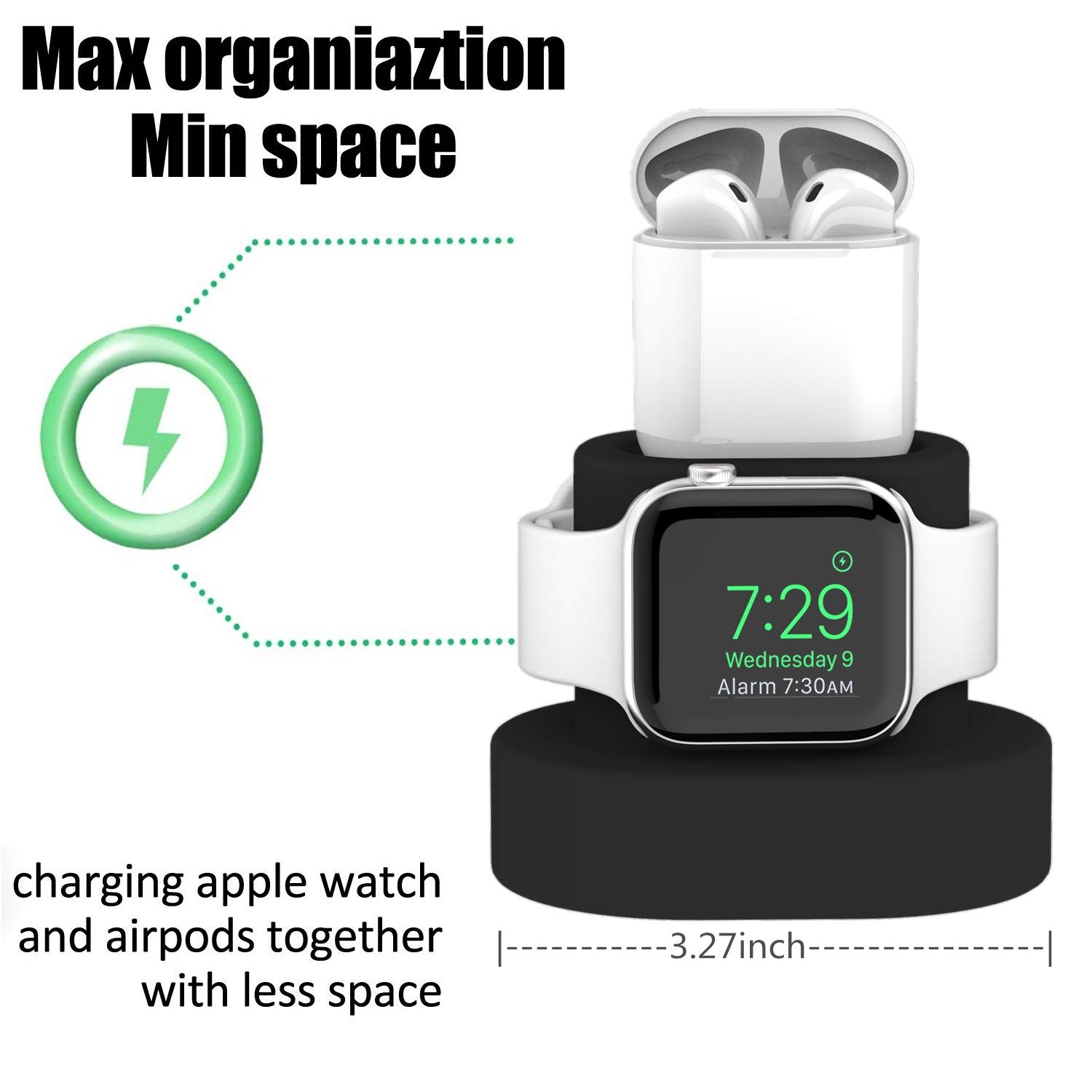 2 in 1 Apple Charging Stand Apple Watch Charging Stand Base