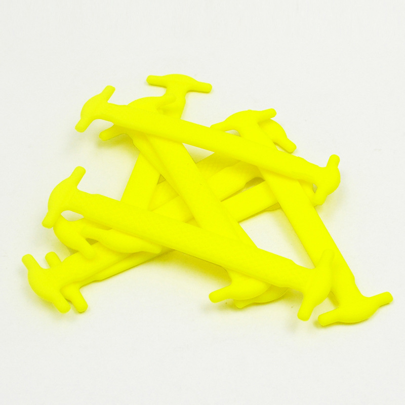 【wholesale prices】Karen's shop Tie-free sports and leisure colored silicone shoelaces