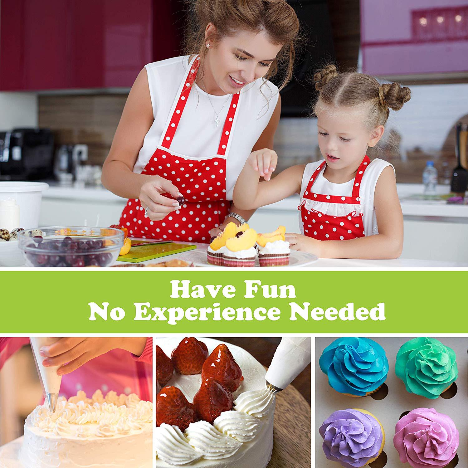 【 Mother's Day】 46 Piece Cake Decorating Table Set Baking Tools  kitchen tools DIY Homemade Cake