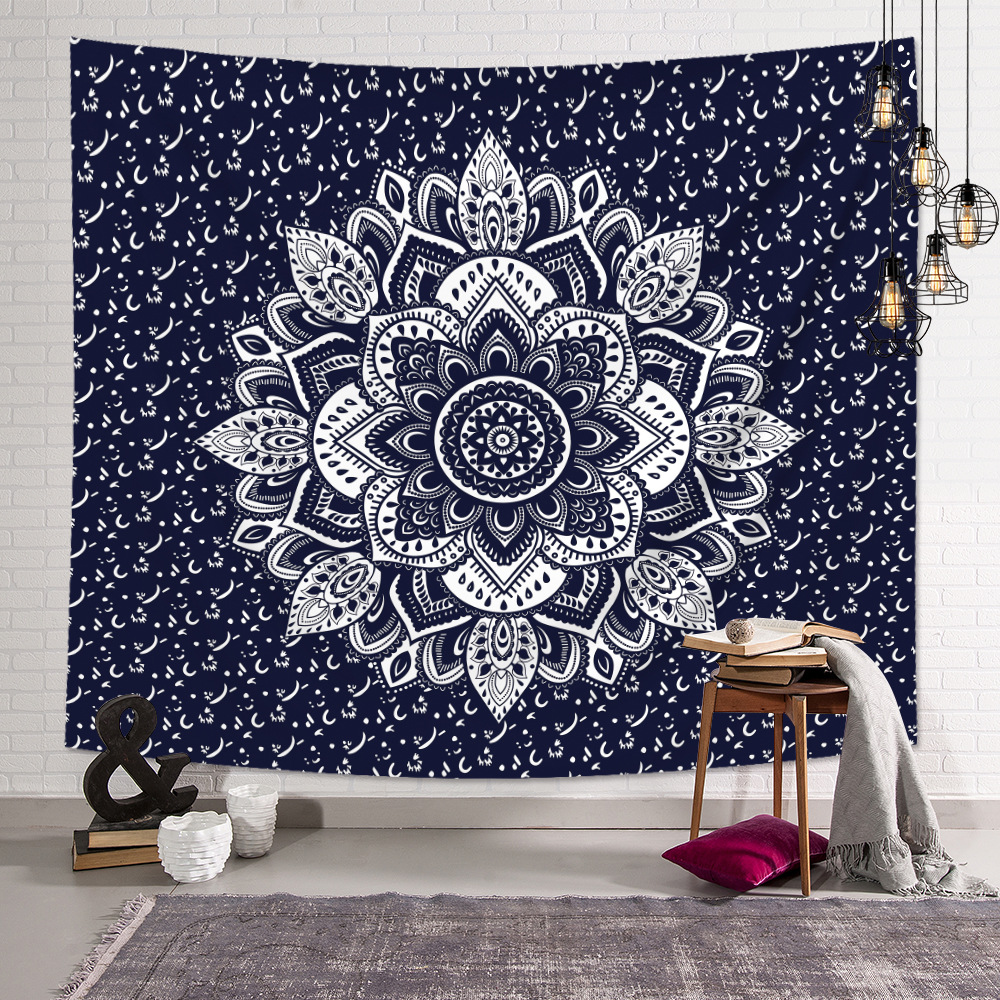 Mandala pattern decorative tapestry Home decoration cloth wall hanging beach towel sitting blanket