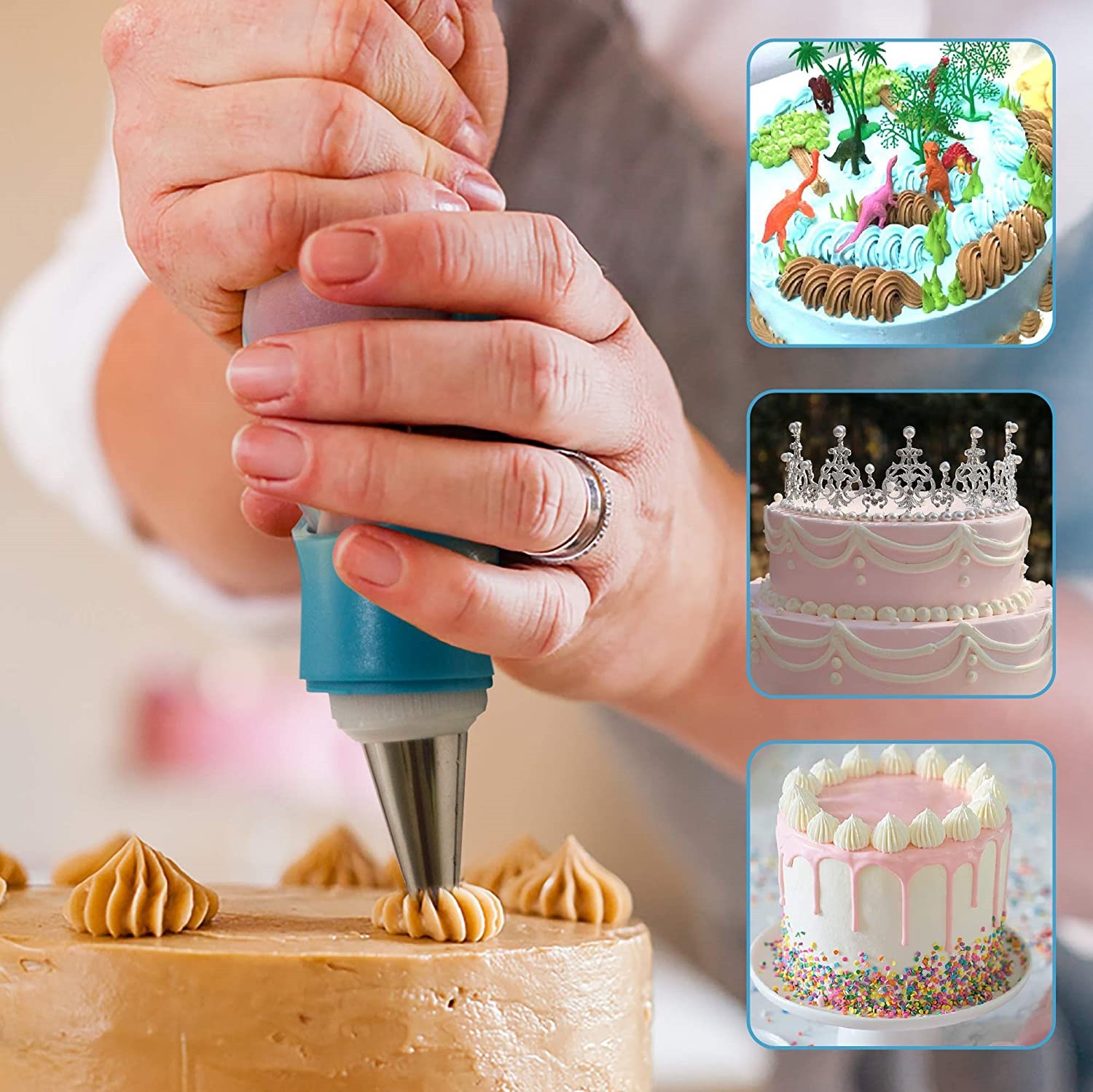 【 New Year】84 Piece Cake Baking Tool Set Decorating Grab Pacifier Brush Decorating kitchen Tools
