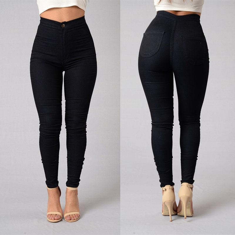 Women's high-waisted stretch leggings and tight pencil pants