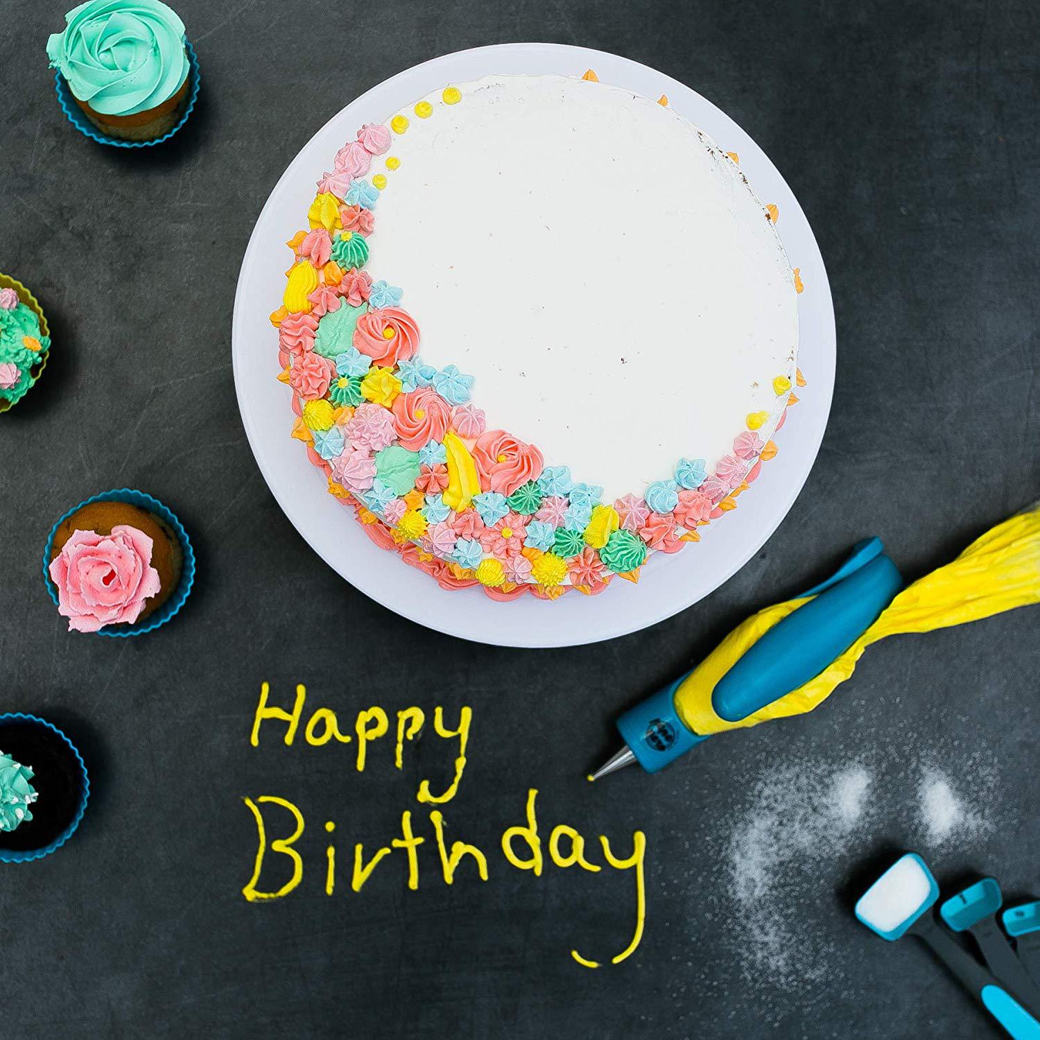 136-piece cake decorating table set cake turntable kitchen baking tools DIY homemade cake
