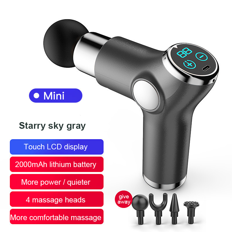 Mini Massage Gun Pocket Electric Muscle Massager Deep Percussion Massager Muscle Relaxing Fitness