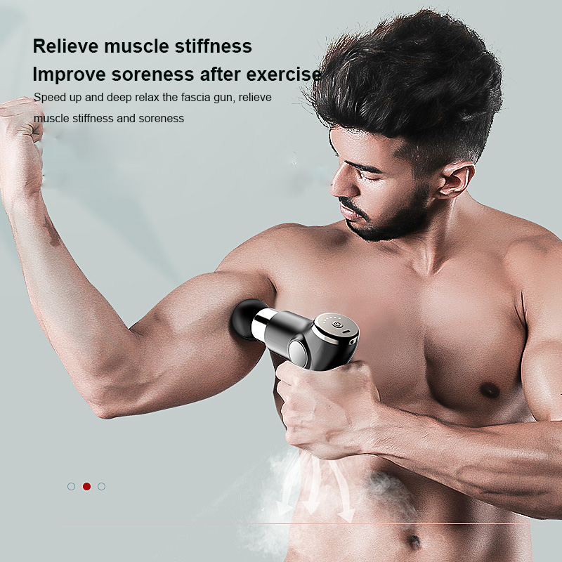 Mini Massage Gun Pocket Electric Muscle Massager Deep Percussion Massager Muscle Relaxing Fitness