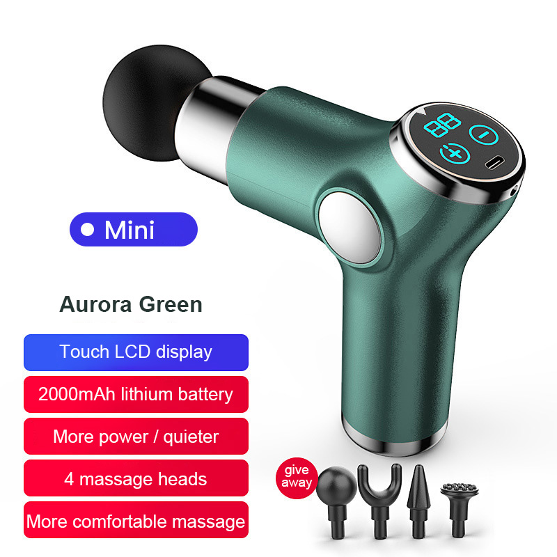 Mini Massage Gun Pocket Electric Muscle Massager Deep Percussion Massager Muscle Relaxing Fitness
