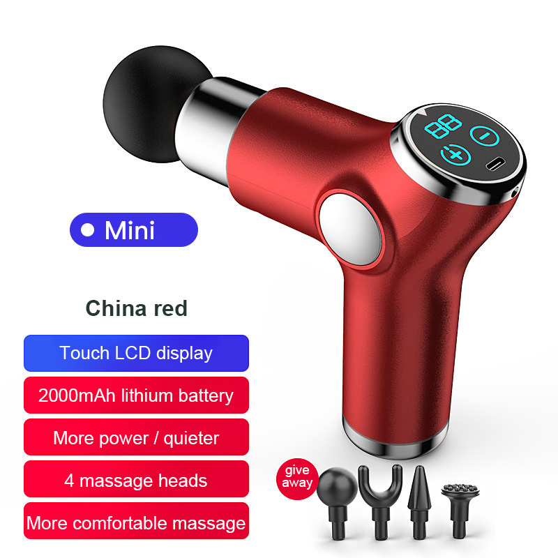 Mini Massage Gun Pocket Electric Muscle Massager Deep Percussion Massager Muscle Relaxing Fitness