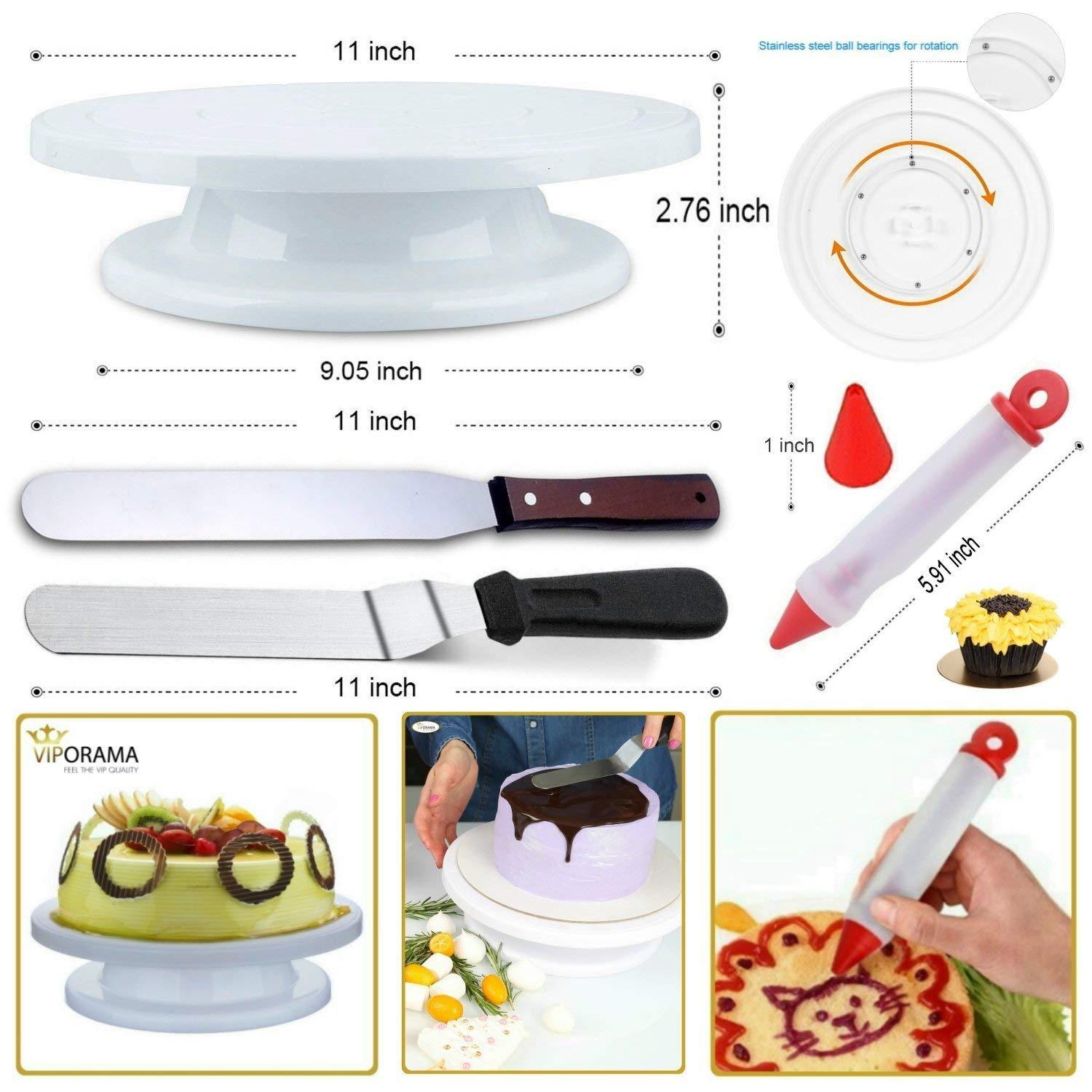 73PCS type  B Multifunction Cake Decorating Kit Cake Turntable Set Pastry Tube Fondant KitchenTool