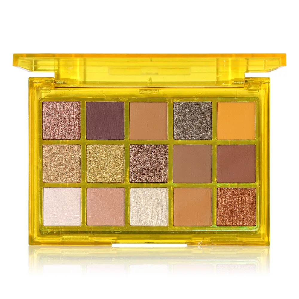 Makeup  Eye shadow  Palette 15 Shimmer Glitter Matte Shades Matellic Nude Blendable view 10
