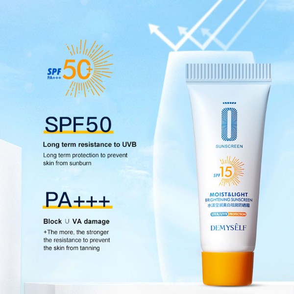 Sunscreen Whitening Sun Cream SPF 15 Sunblock Anti-Aging Oil-control Facial Body Skin Protective Makeup