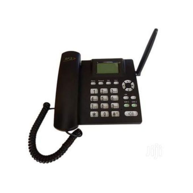 SQ LS930 Desktop Wireless Telephone. (GSM Fixed) (Dual Sim)__Black