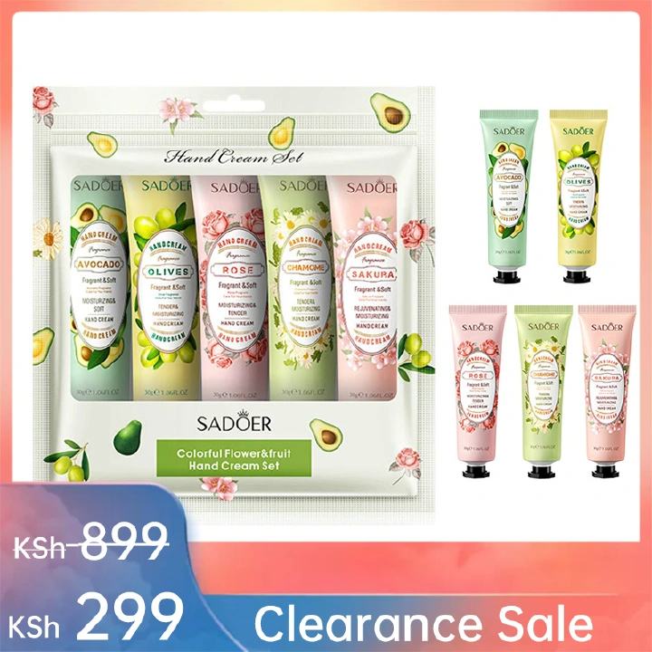 5 Pack Hand Cream for Dry Skin Cracked Hands Natural Plant Fragrance Hand Lotion Moisturizing Hand Care Cream Gift for Men And Women