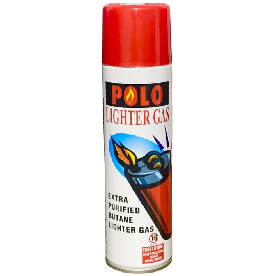 Polo Lighter Gas - Extra Purified Butane Lighter Gas Refill - Universal Tip For All Lighters Adaptor Cap Household Electronic Appliance