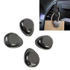 4-Pack Car Mini Convenient Hooks USB Cable Holder Auto Vehicle Dash Mount Hangers Truck Universal Consoles & Organizers