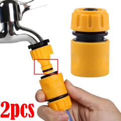 2pcs Garden Hose Quick Connector Plastic Water End Adapters Quick Connect Lawn Mower Deck Wash, Part Nozzle