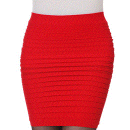2021 High quality Cheap Fashion Summer Women Skirt High Waist Candy Color Plus Size Elastic Pleated Sexy Short Skirt