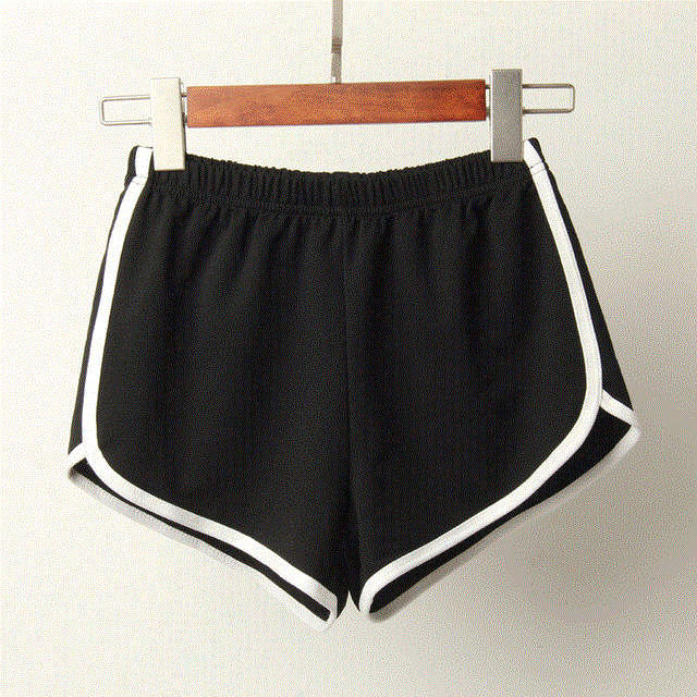 2021 High quality Sport Shorts Women Summer New Candy Color Anti Emptied Skinny Shorts Casual Lady Elastic Waist Short