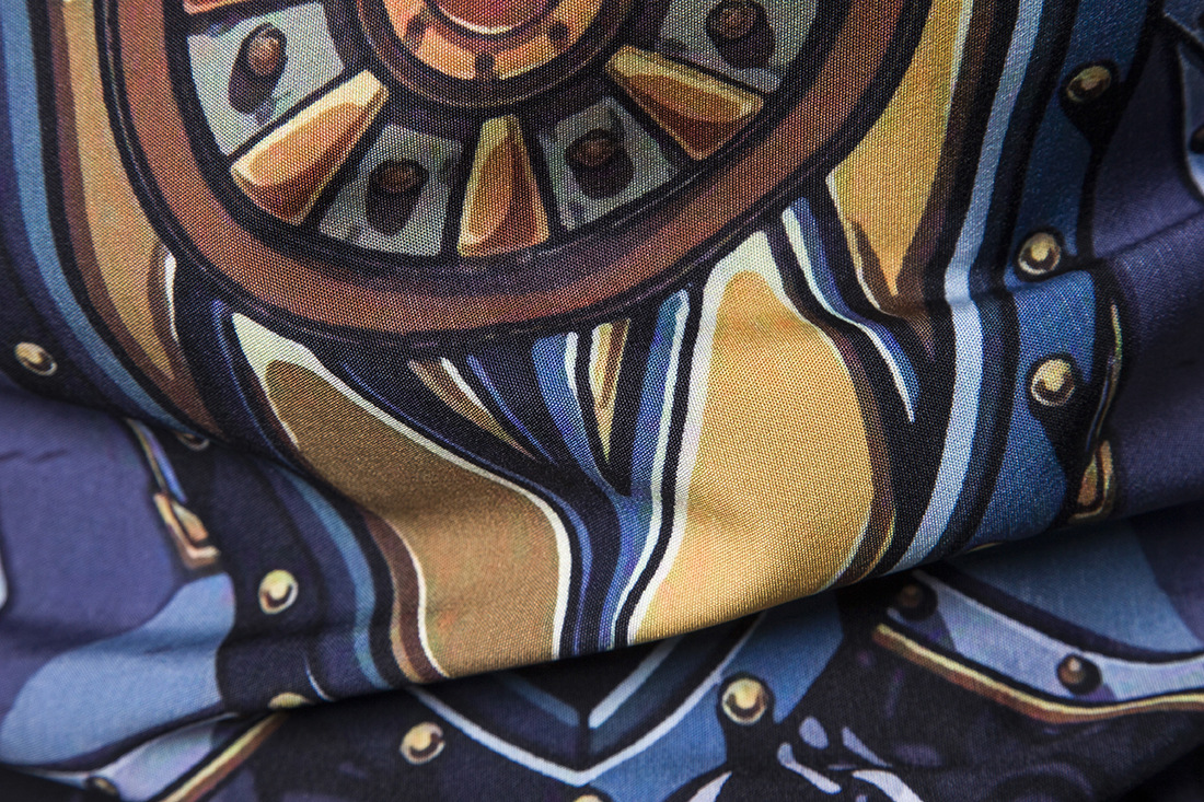 2021 High quality Printed Men Shirt Casual Nightclub Party Slim Fit Long Sleeve Mens Dress Shirts