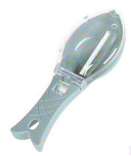 2021 High quality Easy To Clean Plastic Fish Scale Cleaning Tool Kitchen Fish Scale Manual Scraper Hangable