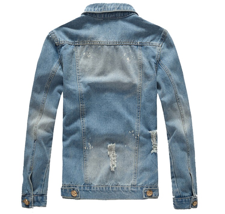 2021 High quality Spring Autumn Men Jean Jackets Casual Slim Fit Outerwear Male Jean Coats Fashion Male Brand Clothing
